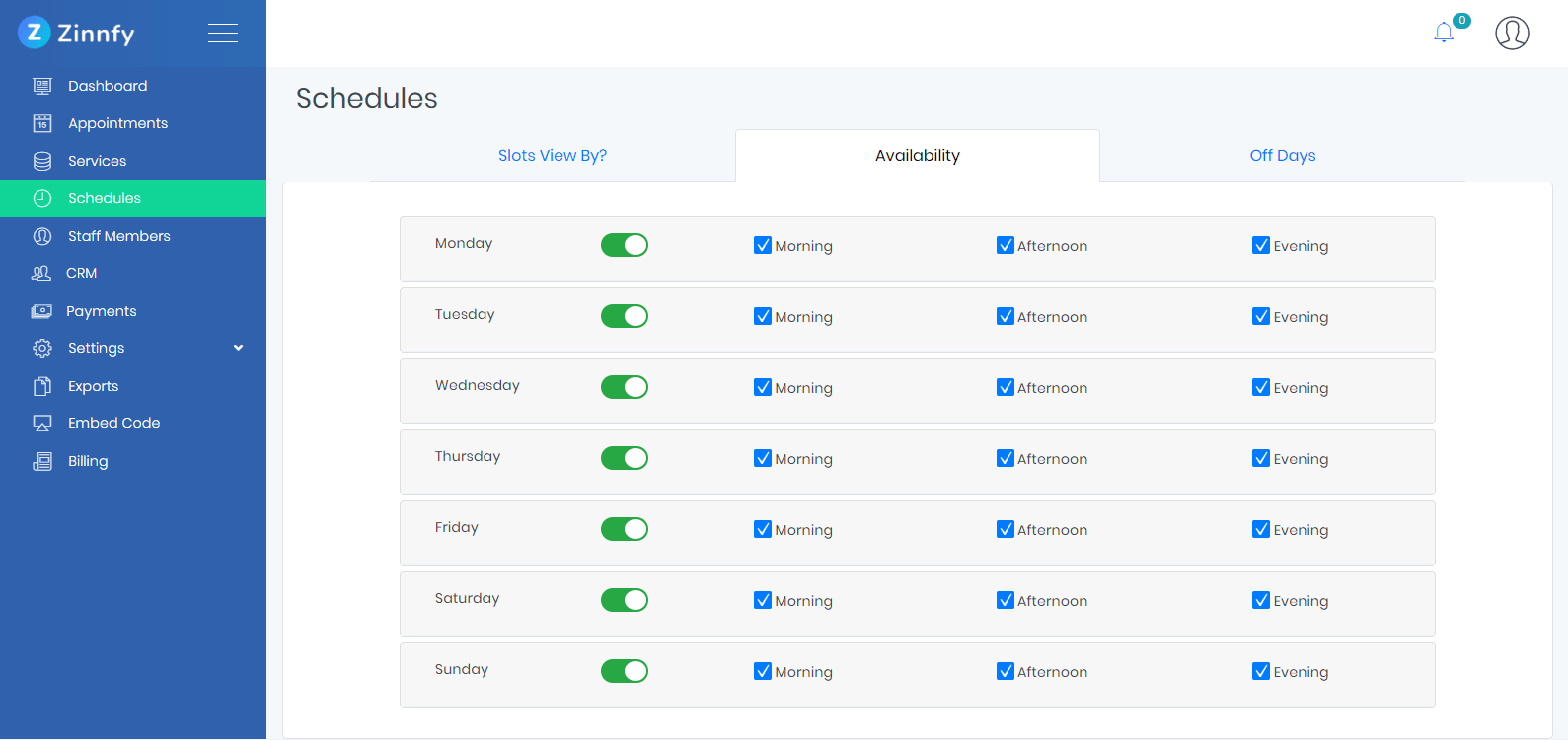 maid booking script